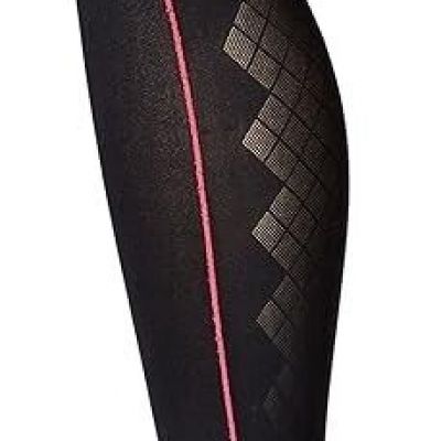 Hanes Womens Diamond Panel Tights CT Black Small 4'10